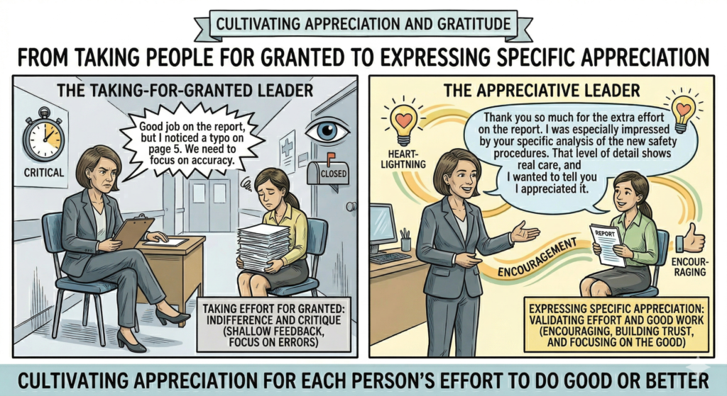 Communication skills -- gratitude and appreciation
